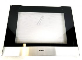 Glass Plate For Oven - 9060111 Outer Door Glass Complete 466-410 [Amica]
