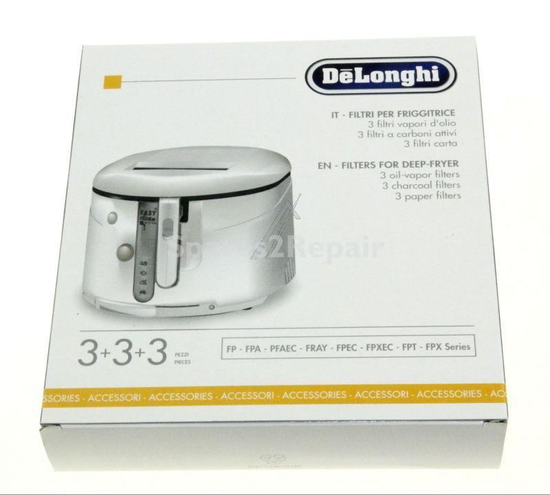 Other Filters - 5525103400 Delonghi Filter Set For Fryer Fp Series [Delonghi]