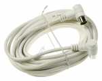 Compatible White Aerial Cable - Coaxial Cable -10 0m White Male-female Angled