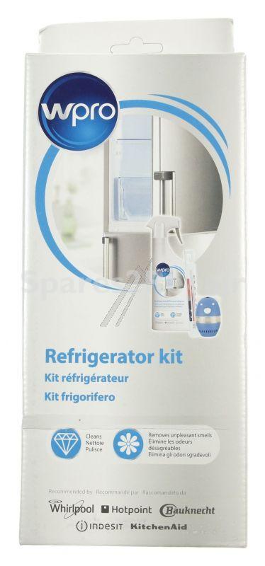 Workshop Service Aids - C00375425 484000008419 Fridge Cleaning Kit: Spray+odour Absorber+thermometer [Whirlpool Indesit]