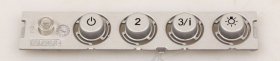 Keypad - C00631025 488000631025 Keyboard Com esz 4s Silv d10 S s [Whirlpool Indesit]