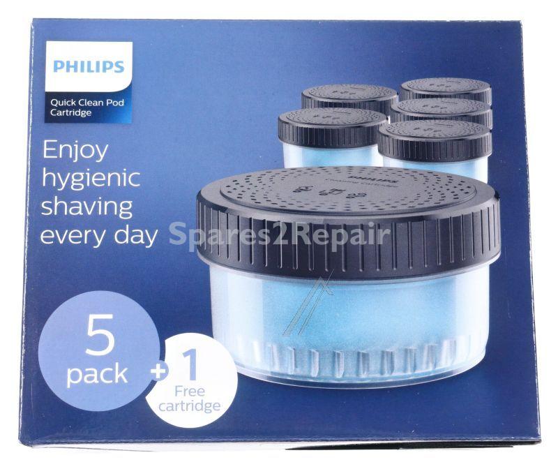 Philips Shaver Accessories - 880001650010 Cc16-50 Quick Clean Pod Cartridge 6 Pack