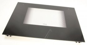 Oven outer Door - 3428411288 Front Glass Faure White [Electrolux Aeg]