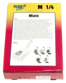 Filterclean Vacuum Cleaner Bags - M1 000103-z -m4 Paper Dust Bags - X5 + 1 Micro Filter & Motor Filter