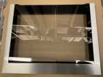 Oven outer Door - 5611824029 Assembly Front Glass Door Black [Electrolux Aeg]