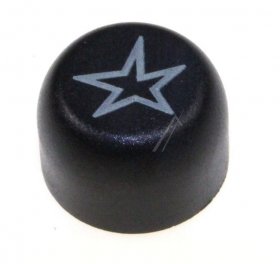 Button - C00040110 482000026407 Black Cap For Ignition Switch Rold [Whirlpool Indesit]