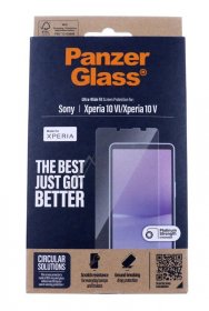 Panzerglass Display Protective Film - 7646 Panzerglass Screen Protector Sony Xperia 10 Vi | Ultra-wide Fit
