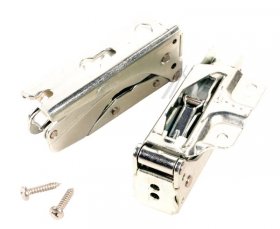 Compatible Door Hinges For Fridges - Hinge Set Top + Bottom Alternative For Aeg-beko-candy-hoover