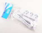 Bachmann Three-way Trailing Socket - 387 271 Smart 3-way Power Strip 3m White
