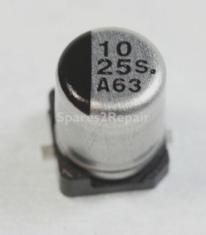 Panasonic 25v Smd electrolytics 85 Degre - 10uf-25v Smd-elco Pan 85° 4x5 4mm -rohs-compliant-