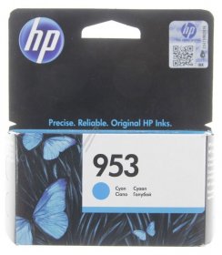 Hewlett Packard Cartridge - 953 F6u12ae Ink Cartridge Cyan 10ml
