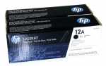 Hewlett Packard Toner Cartridge - 12ad Q2612ad Toner Cartridge Double Pack Black Each 2k