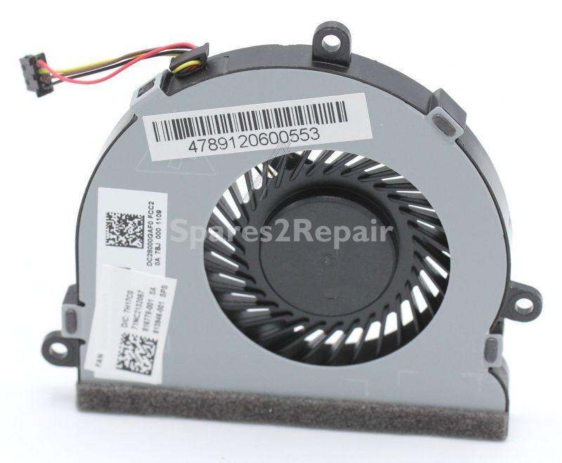 Hewlett Packard Notebook Cooler - 813946-001 Hp Inc Fan Assembly
