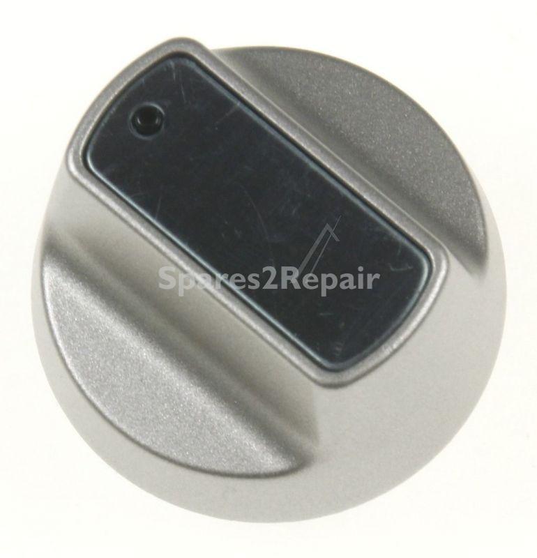 Button - C00384449 482000091595 Electrical Knob Silver Whirlpoo [Whirlpool Indesit]