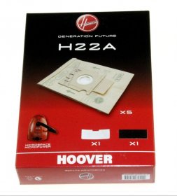 Vacuum Cleaner Bags - H22a Micropo 09173865 Dust Bags X 5 + 1 + 1 Filters [Candy Hoover]