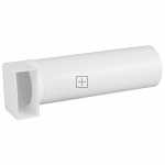 Nedco Bent Flat Pipe - 62304 Elbow With Telescope Pipe Ø 100mm-110x54mm