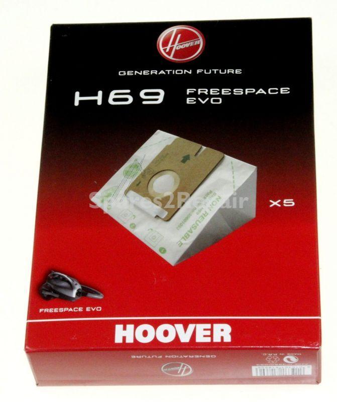 Vacuum Cleaner Bags - H69 35601053 Vacuum Cleaner Bags [Candy Hoover]