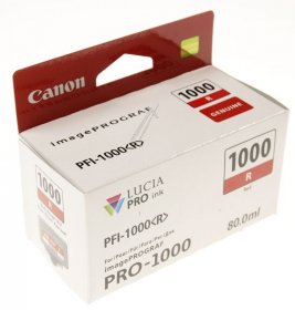 Canon Cartridge - Pfi-1000r 0554c001 Ink Cartridge Red 80ml