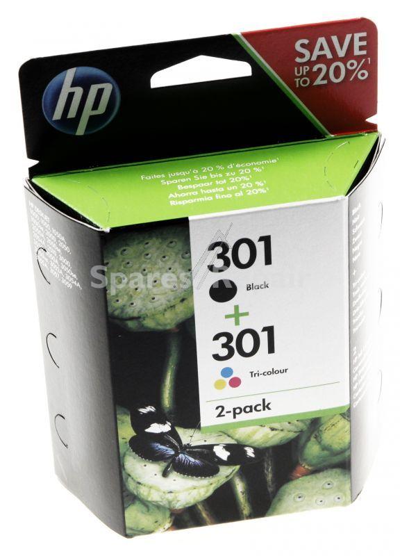 Hewlett Packard Cartridge - 301 N9j72ae Ink Cartridge Double Pack Black-color 6ml