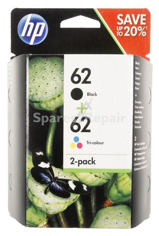 Hewlett Packard Cartridge - 62 N9j71ae Ink Cartridge Double Pack Black-color 8 5ml