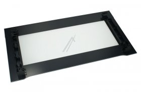 Oven outer Door - 140037378167 Front Glass Black 594x470mm [Electrolux Aeg]