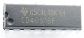 Texas Instruments Ic - 4051b Cd4051be Ic C-mos Dip16 Ic