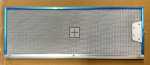 Metal Grease Trap - 9197060700 C00898343 Self-supp filter (glass) 186x515 (60) Rf [Arcelik]
