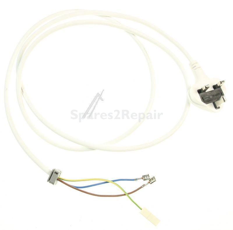 Vacuum Cleaner Line Cords - Power Cable 165cm-white-britain [Vestel]