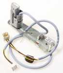 Liebherr Door Hinges For Fridges - 704313202 Upper Bearing Block For Display With Cable Grey