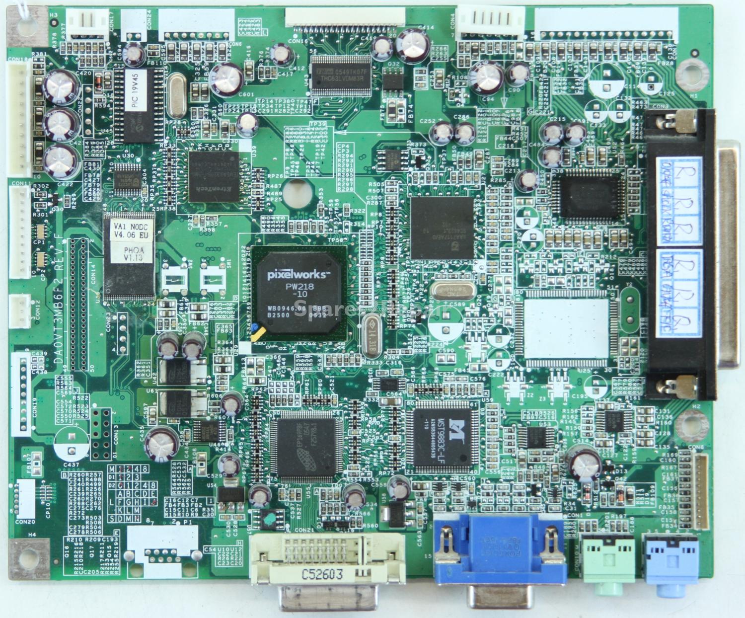 Acer AL2671W - Input Board - DA0VT3MB6F2 - REV:F