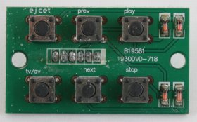 Akura ATLDVD1930W - DVD Buttons - 1930DVD-718 - B19561