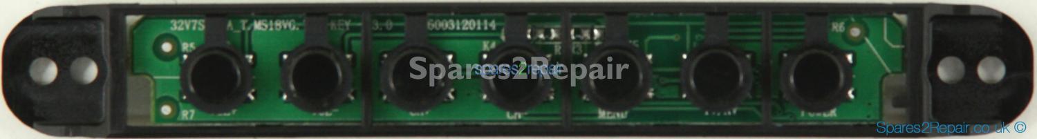 Baird TI5008DLEDBH - Buttons - 32V7SONYA_T.MS18VG.72B-KEY - V3.0 - 6003120114