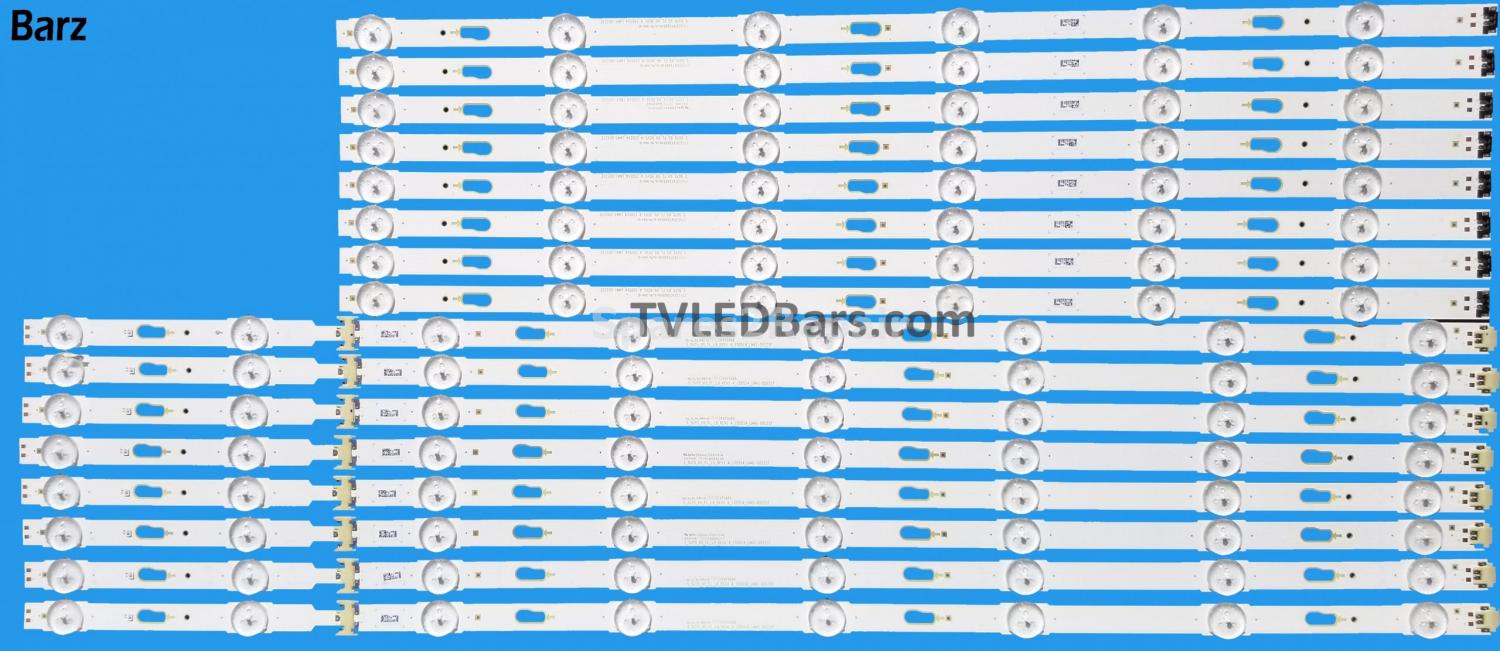 Samsung LED Backlight Array Samsung BN96-39665A + BN96-39666A 65" V5DU-650DCA-R1 + V5DU-650DCB-R1 16pcs (Copy)
