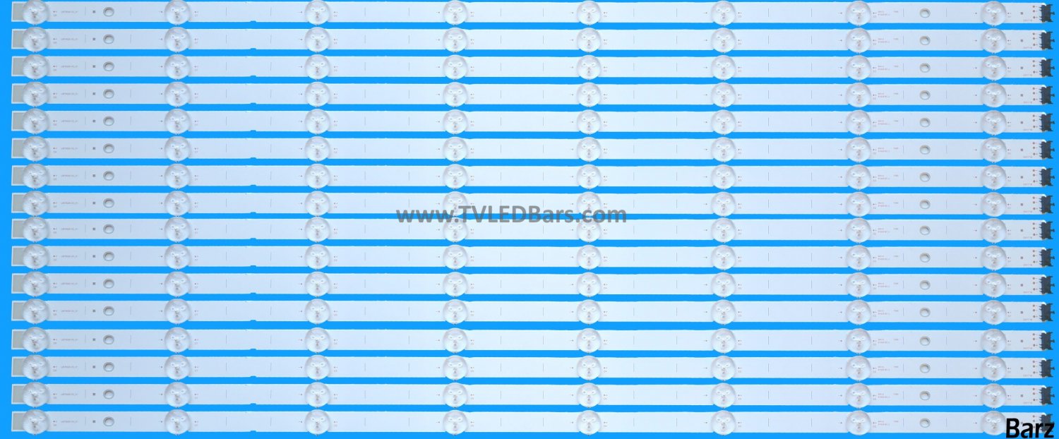 Barz LED Backlight Array Sony KD-75XH9005 KD-75XH9296 KE-75XH9005 KD-75XH9077 XR-75X90J XR-75X94J 75" YDAS075DNS02 YDBM075DCS02 LB7502A V0 16pcs