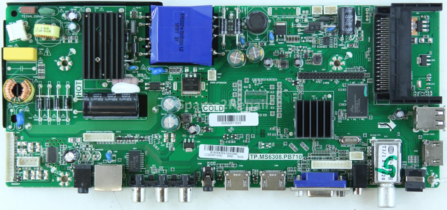 Blaupunkt 32/148Z-GB-11B-GKDU-UK - Main Board - TP.MS6308.PB710 - B16054359 - 15G-3 CVTE - LC320DXY-SHA3