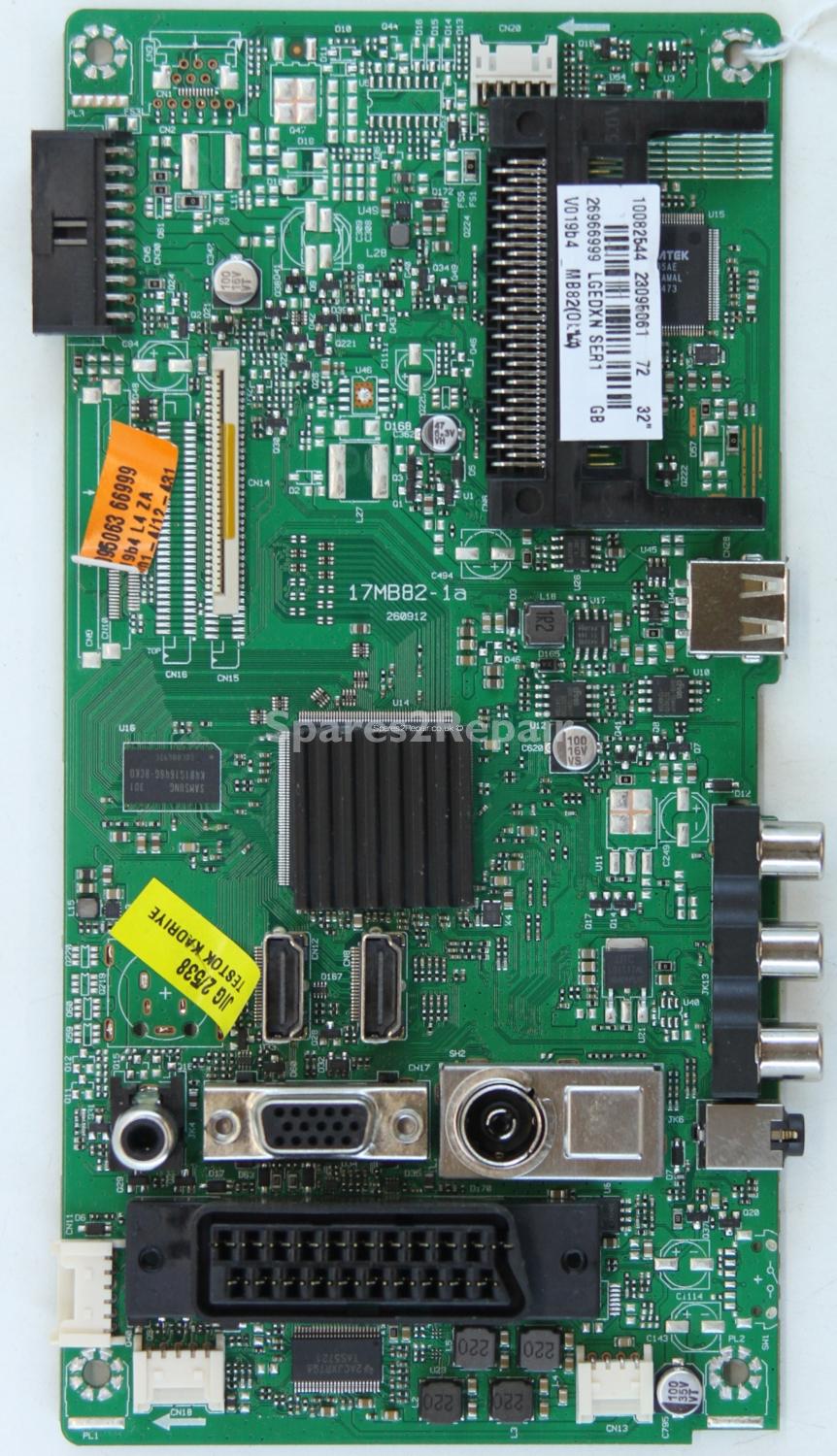 Bush DLED32947DVDHD - Main AV - 23095061 - 17MB82-1a - 260912