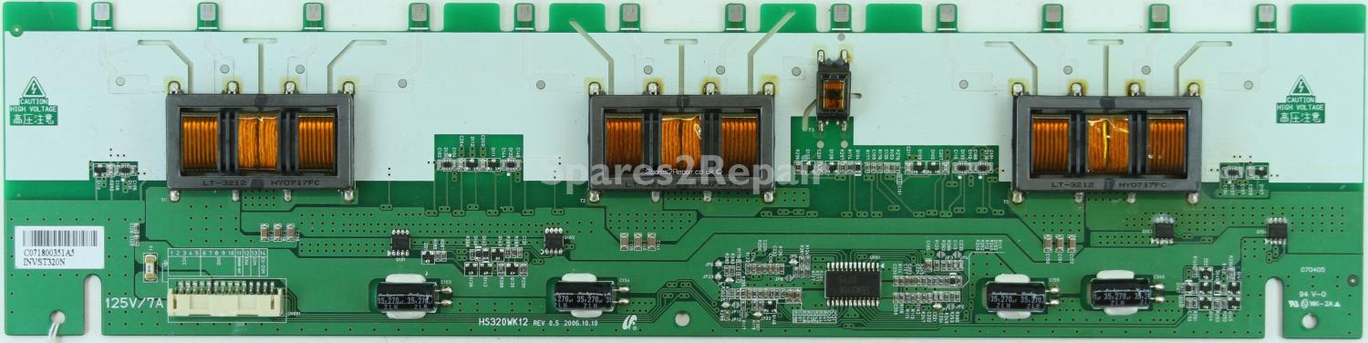 Bush IDLCD32TV27HD - Inverter - HS320WK12 REV 0.5 - INVST320N
