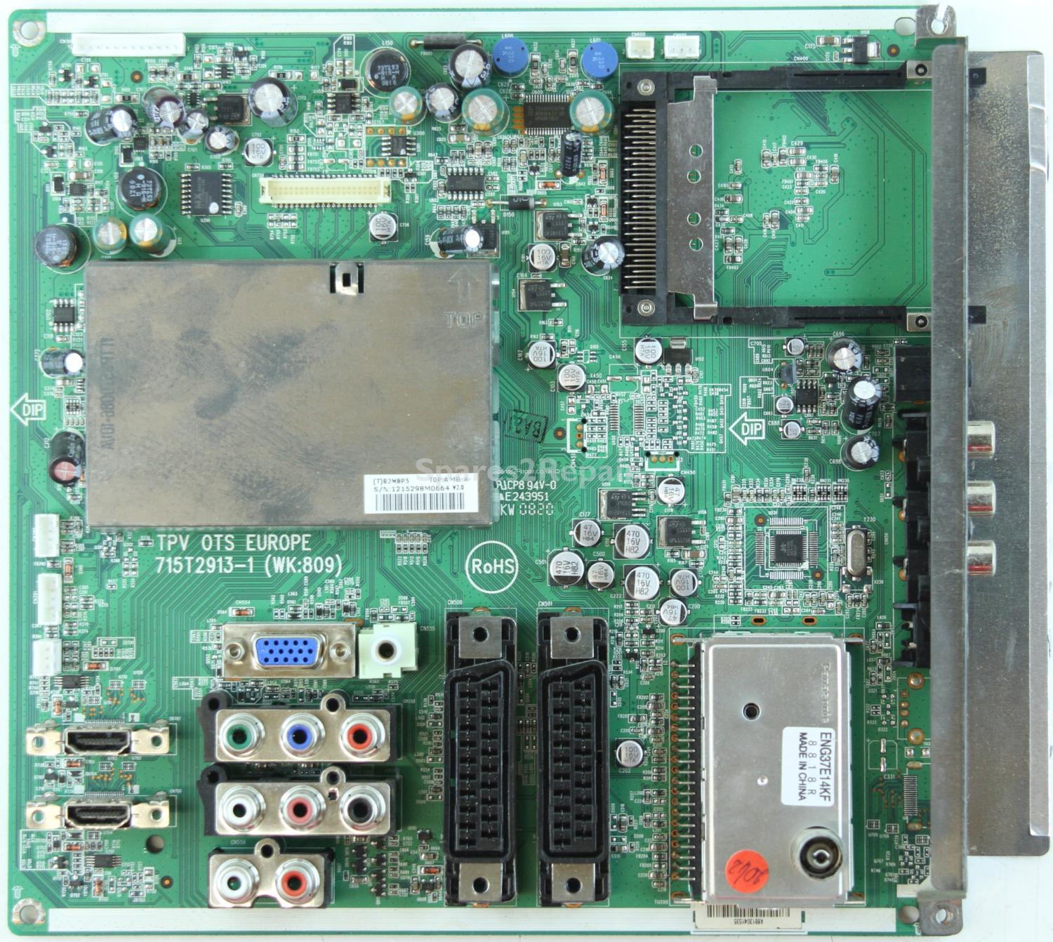 Bush LT32M1CA - Main AV - 715T2913-1 (WK:809) - (T)82MP5 - V2.0