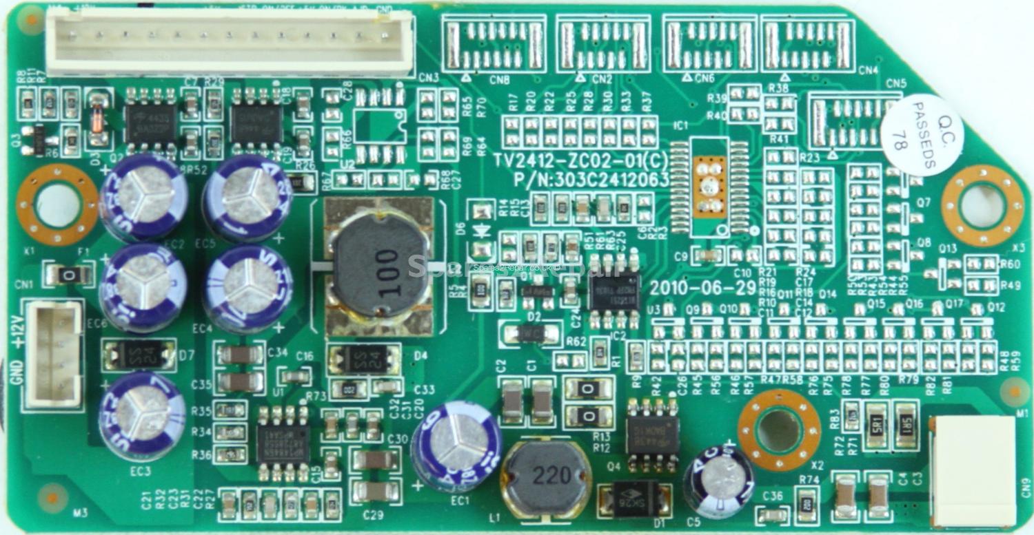 Bush LTF22M4 - Connector Board - TV2412-ZC02-01(C) - 303C2412063