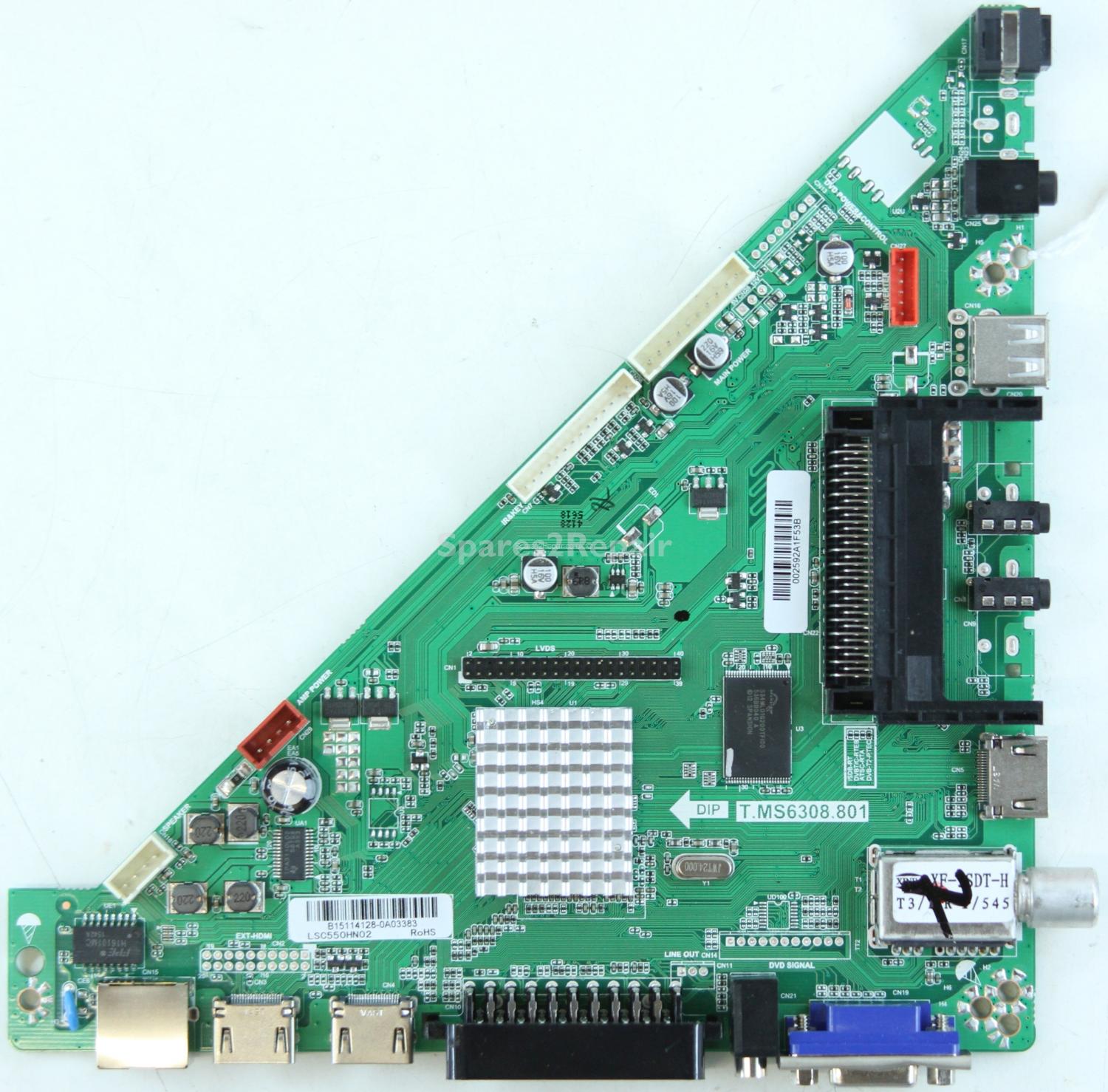 Bush 55/148F - Main AV - T.MS6308.801 - B15114128 - LSC550HN02