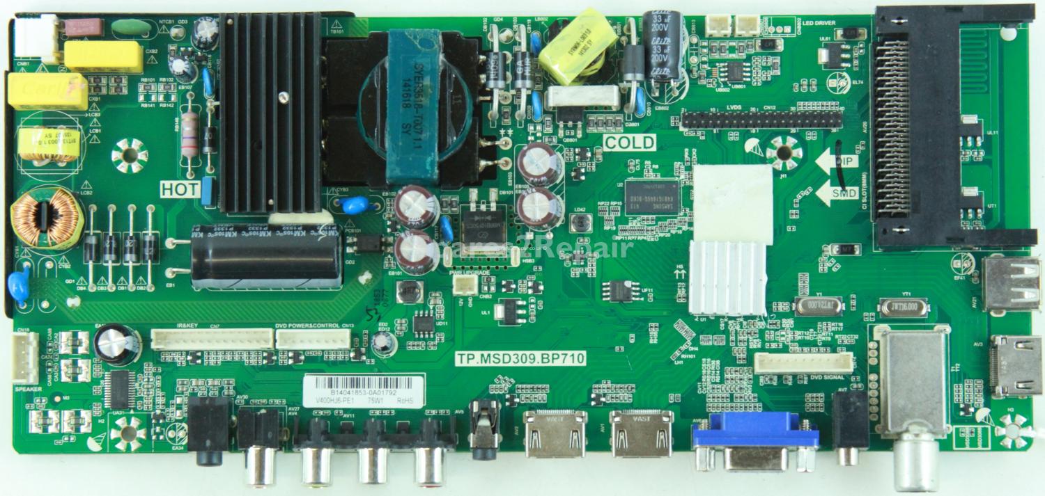 Bush 40/233FDVD - Main AV - TP.MSD309.BP710 - B14041853 - V400HJ6-PE1 - 4502112