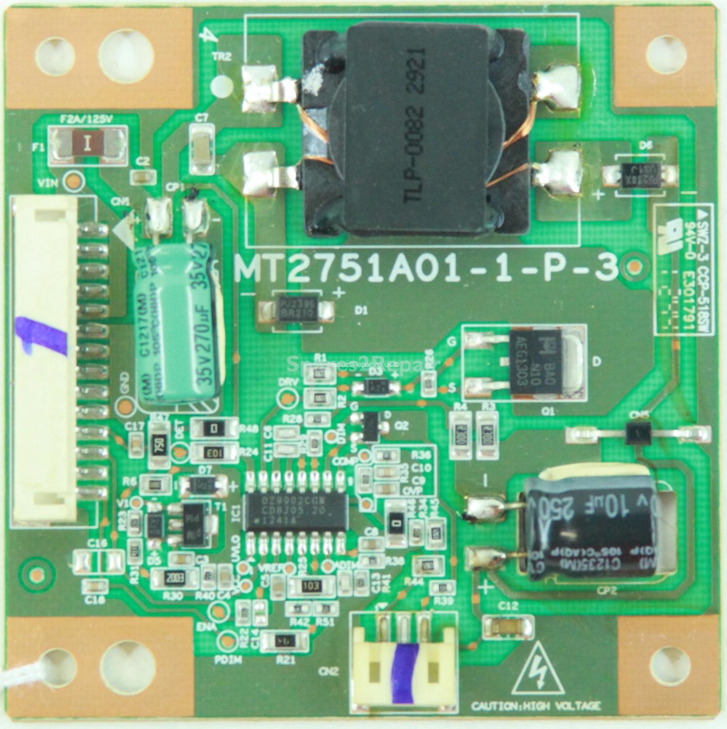 Bush LE-28GBR-A - LED Driver Board - MT2751A01-1-P-3