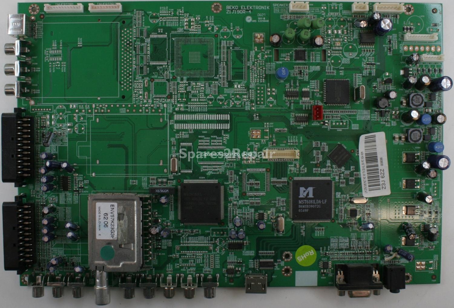 Bush LCD27TV005HD - Main AV - Z1J190R-4 - Z3J 6ZZ