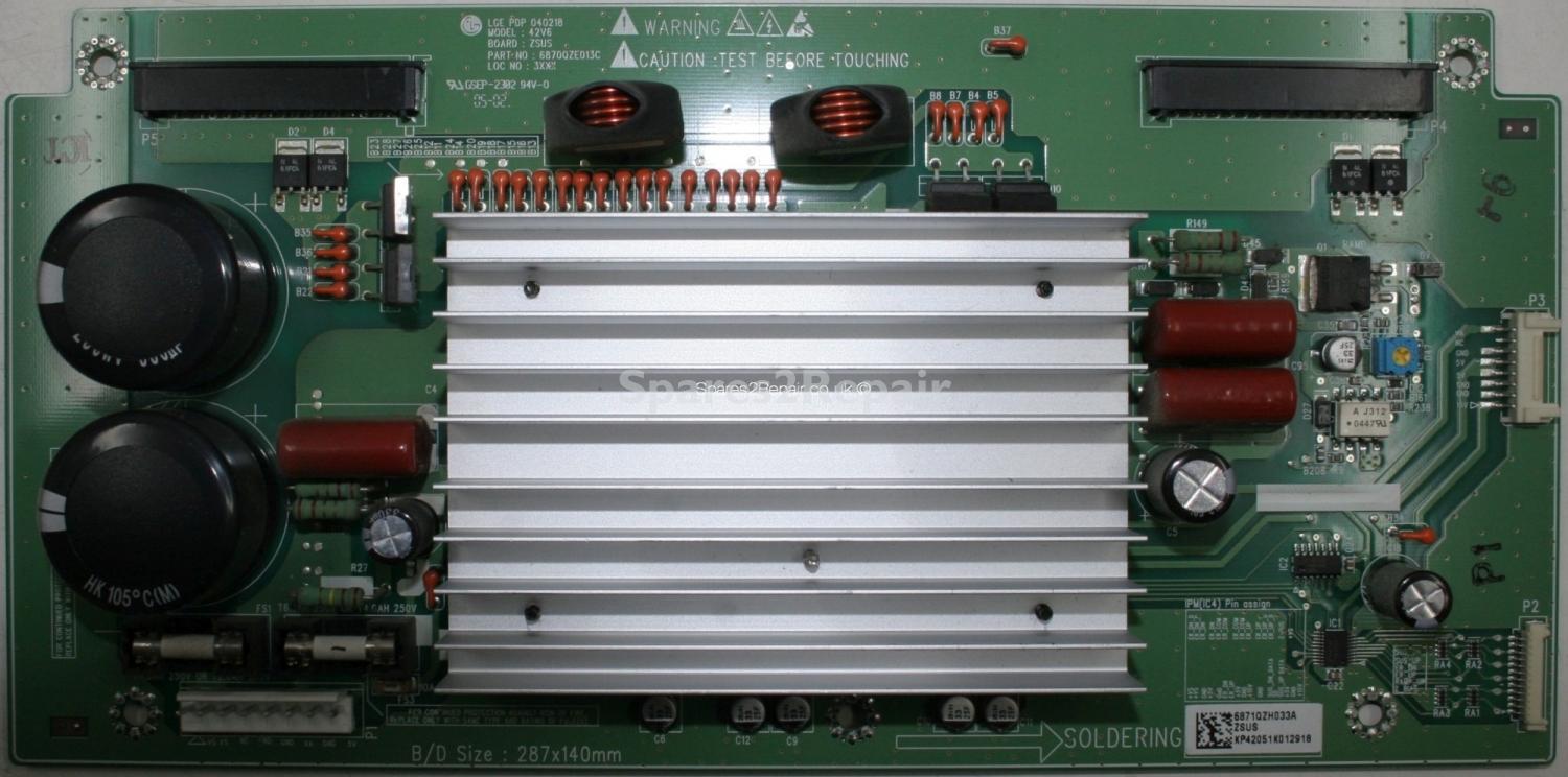 Bush PDP42TV003 - ZSUS - 6871QZH033A - 6870QZE013C - PDP 040218 - 42V6 ZSUS