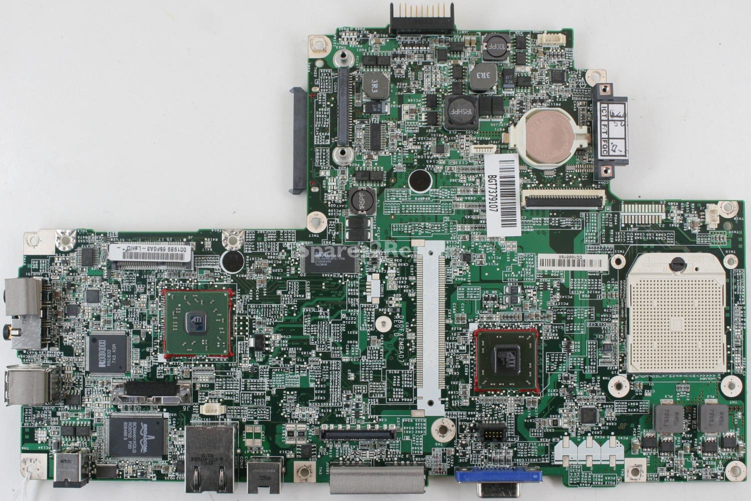 Dell Inspiron 1501 - Motherboard - DA0FX2MBAD7 - REV:D