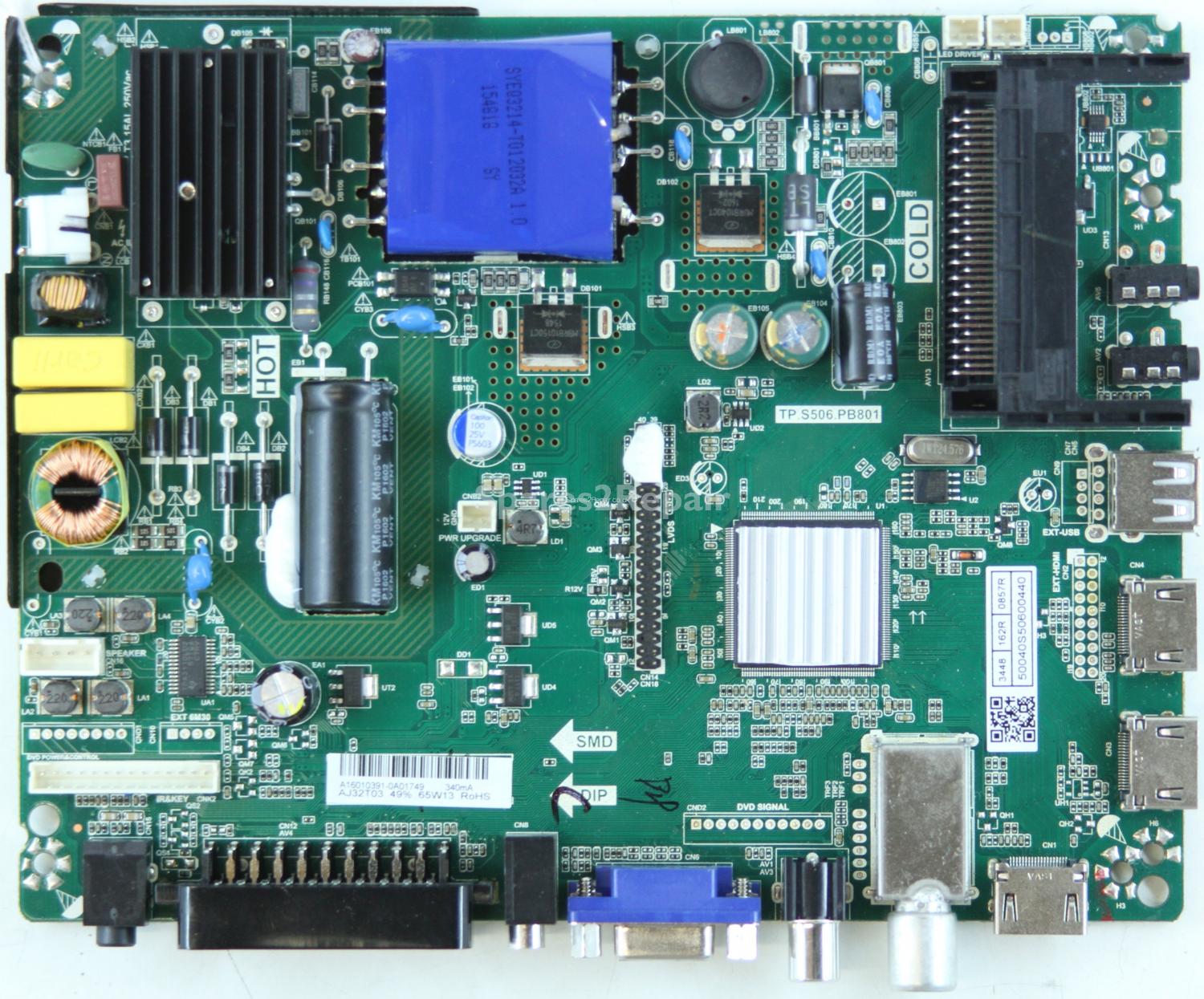 JVC LT-32C360 - Main AV - TP.S506.PB801 - A16010391 - AJ32T03