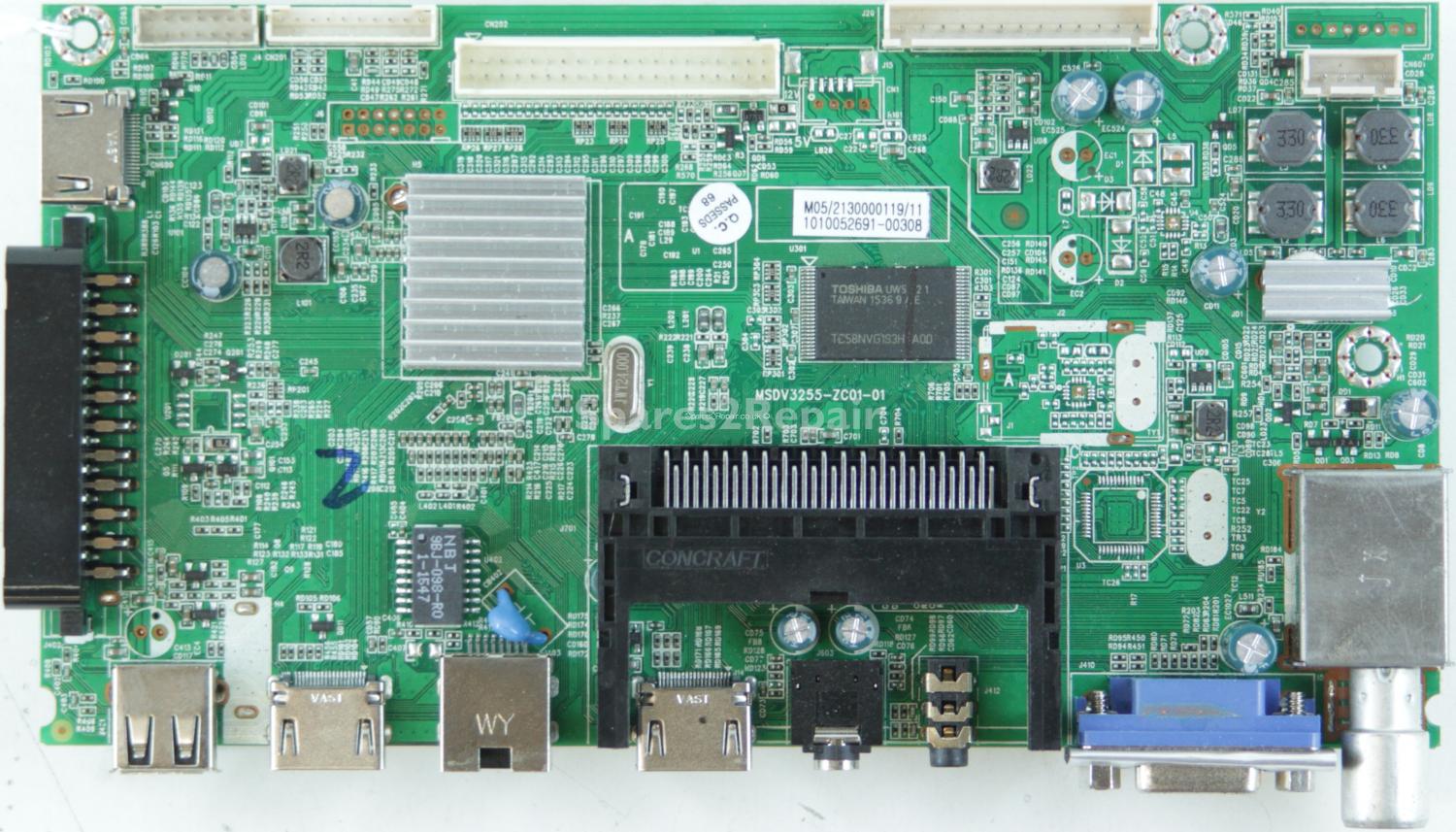 JVC LT-55C550 - Main AV - MSDV3255-ZC01-01 - M05/2130000119/11