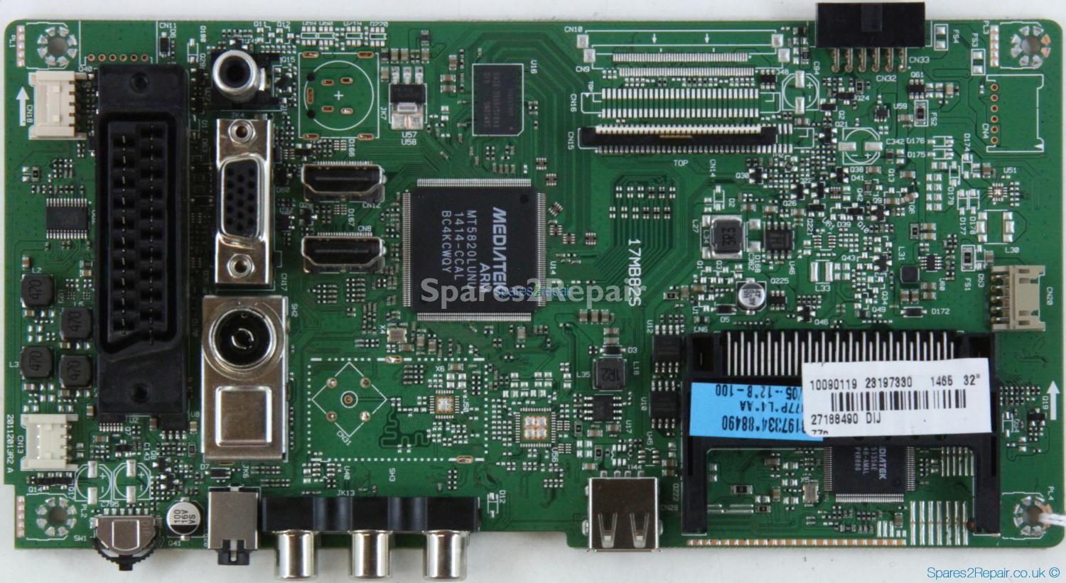 JVC LT-32C346 - Main AV - 23197330 - 17MB82S - 20112013RZ A