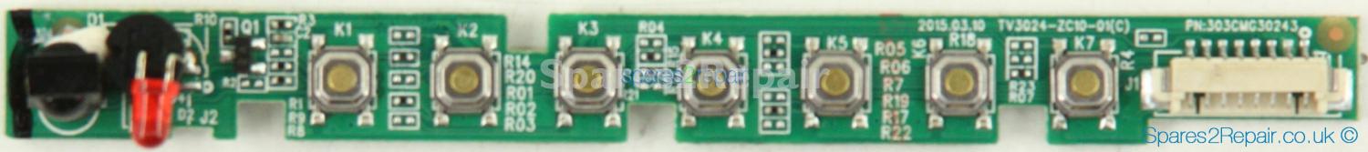 JVC LT-32C460 - Buttons & IR - 303CMG30243 - TV3024-ZC10-01(C)