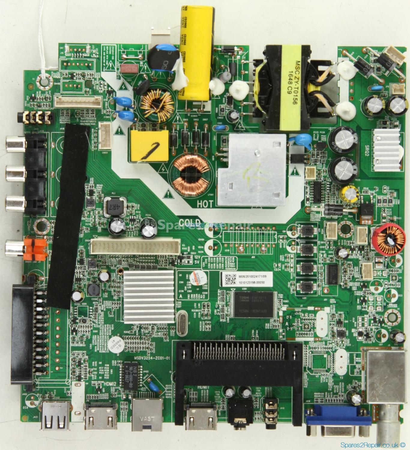 JVC LT-32C461 - Main Board - M08/2010024171/09 - MSDV3254-ZC01-01